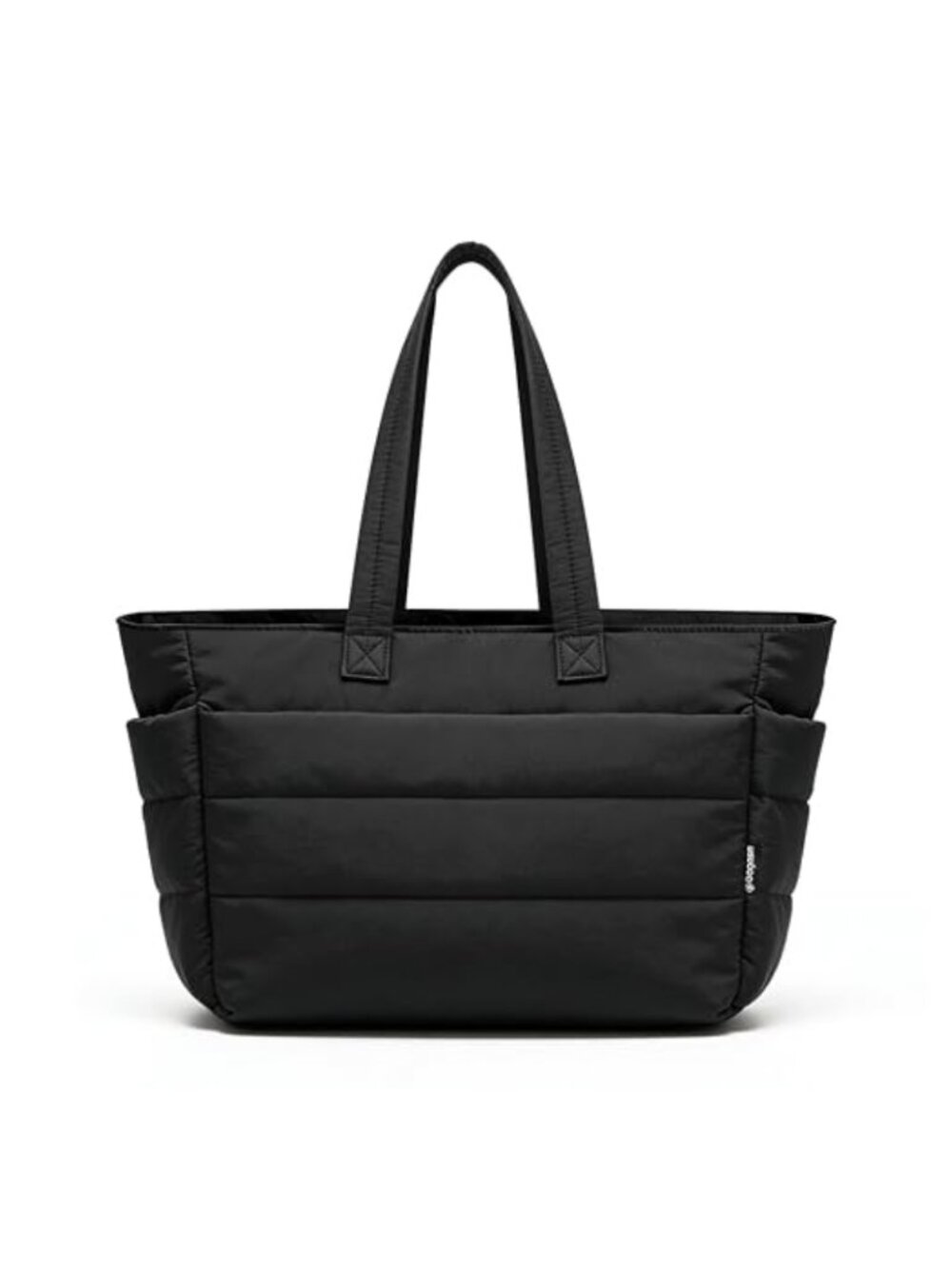 Puffy Quilted Tote Bag for Women - Lightweight Travel, Gym & Work with Laptop